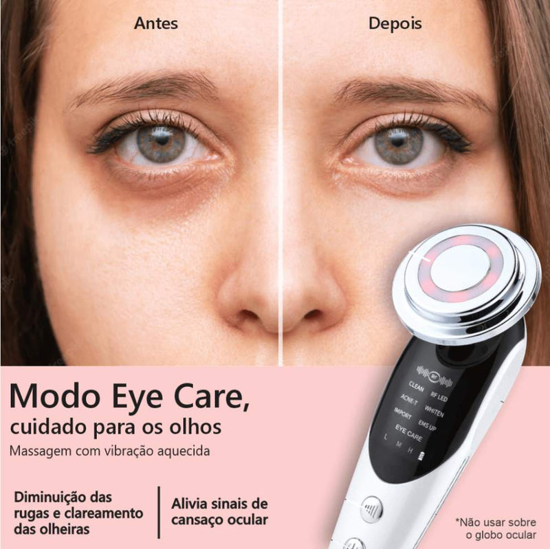 Rejuvenescedor Facial 7 em 1 - Amaze Beauty PRO - Manual em Português